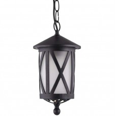 Φωτιστικό Φανάρι Κρεμαστό 1xE27 Αλουμινίου Μαύρο ERIK IP44 96103P/BK 